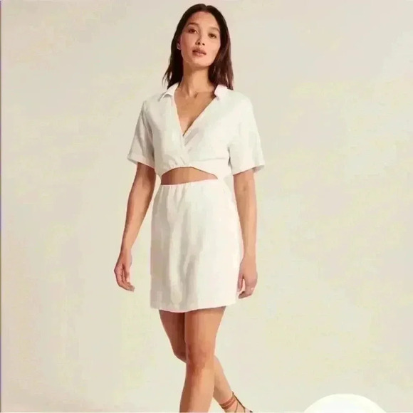 Abercrombie & Fitch Women's Pink and Purple Dress - Picture 4 of 10